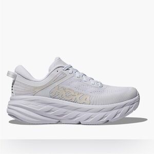 Hoka Bondi 7 White Running Shoes Sneakers
